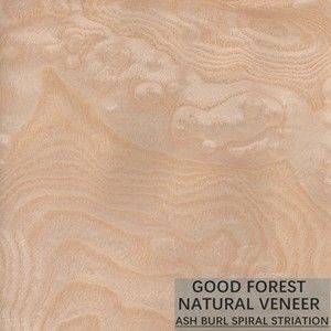Natuurlijke die ASH Wood Veneer Sheets Special-Korrel voor Deuren wordt aangepast