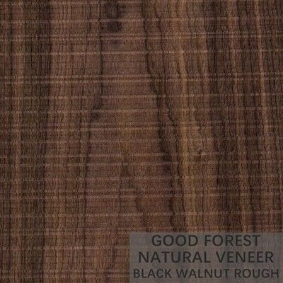 Kwart van het Vernisjebladen van de korrelbifurcatie sneed het Natuurlijke Houten Amerikaanse Okkernoot