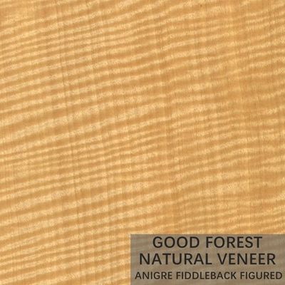 De natuurlijke Houten het Vernisjebladen van Anigre stelden Korrel speciaal Rode Kleur voor