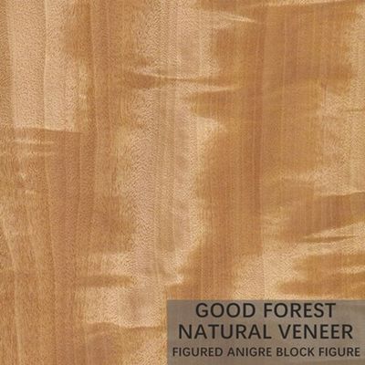 De natuurlijke Houten het Vernisjebladen van Anigre stelden Korrel speciaal Rode Kleur voor