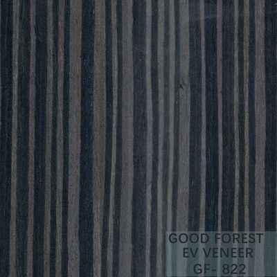Gebouwd Houten Vernisje Ebony Wood Veneer 0.15-0.55 mm-Dikte