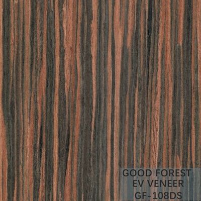 Gebouwd Houten Vernisje Ebony Wood Veneer 0.15-0.55 mm-Dikte