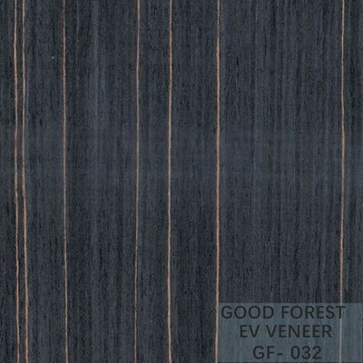 Gebouwd Houten Vernisje Ebony Wood Veneer 0.15-0.55 mm-Dikte