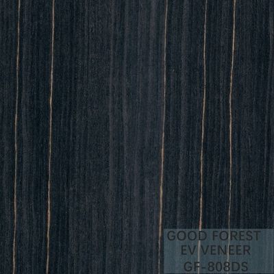 Gebouwd Houten Vernisje Ebony Wood Veneer 0.15-0.55 mm-Dikte