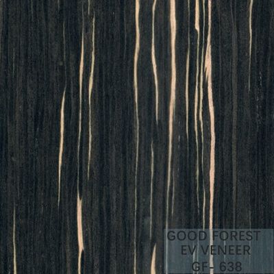 Gebouwd Houten Vernisje Ebony Wood Veneer 0.15-0.55 mm-Dikte