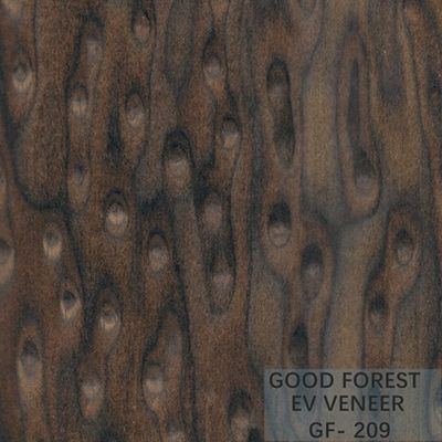 Houten fineer van oogborrel 0,15-0,55 mm Dikte
