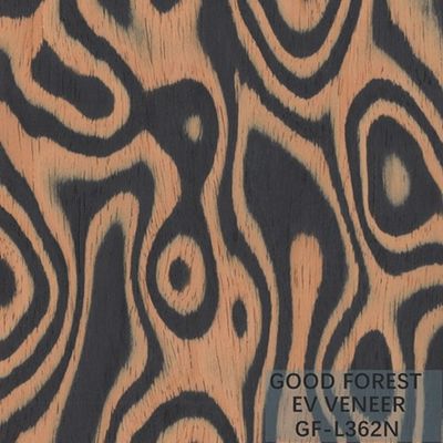 De gebouwde Houten Grootte van Burl Wood Veneer EV 2500*640 mm van de Vernisjeboom