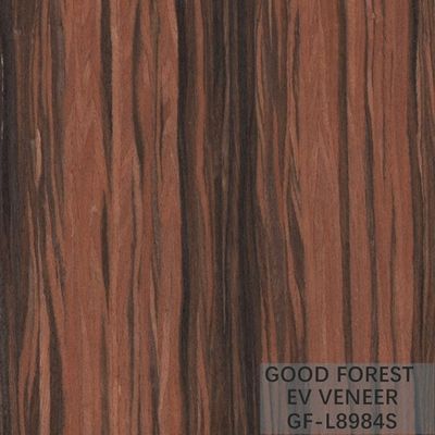 De Aangepaste Dienst van Santos Rose Engineered Wood Veneer Straight Korrel