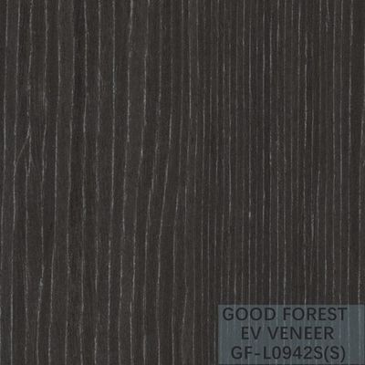 EV de opnieuw samengestelde Ebony Veneer Silver Glitter Wood-Bladen van het Korrelvernisje FSC