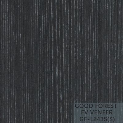 EV de opnieuw samengestelde Ebony Veneer Silver Glitter Wood-Bladen van het Korrelvernisje FSC