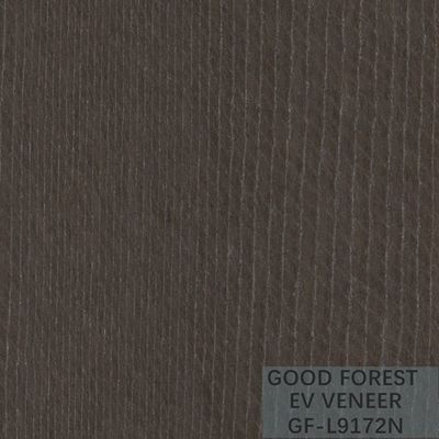 EV de opnieuw samengestelde Ebony Veneer Silver Glitter Wood-Bladen van het Korrelvernisje FSC