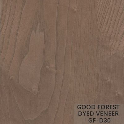 OEM Geverft ASH Grey Veneer Crown Cut/rechtstreeks/Onregelmatige Textuurkorrel