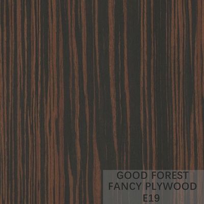 ODM Buitensporig Triplex Raad Aangepast Ebony Veneer Plywood Panel