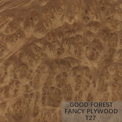 Het aangepaste Burl Veneer Plywood Board Fancy-Vernisje van het Wortelkanaal