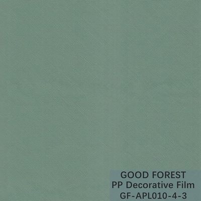 Aangepaste Decoratieve Film 0.120.30mm van pp Zuivere de Matrijskorrel van de Kleurenreeks