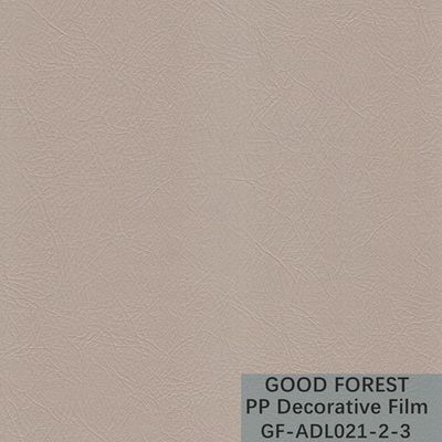 Decoratieve Zwarte Polypropyleenfilm Chemisch afbreekbare Naural Dermatoglyph