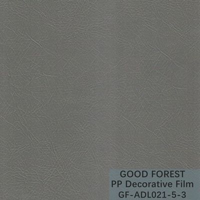 Decoratieve Zwarte Polypropyleenfilm Chemisch afbreekbare Naural Dermatoglyph
