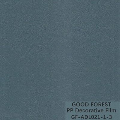 Decoratieve Zwarte Polypropyleenfilm Chemisch afbreekbare Naural Dermatoglyph