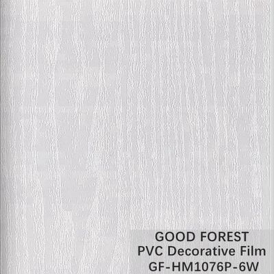 Wallboard de Witte Film van pvc Decoratieve 1260mm - 1330mm Breedte Houten Korrel