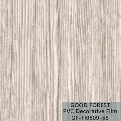 Wallboard de Witte Film van pvc Decoratieve 1260mm - 1330mm Breedte Houten Korrel