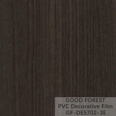 Decoratieve Zwarte pvc-Film 1260mm - 1330mm Breedte Houten Korrel