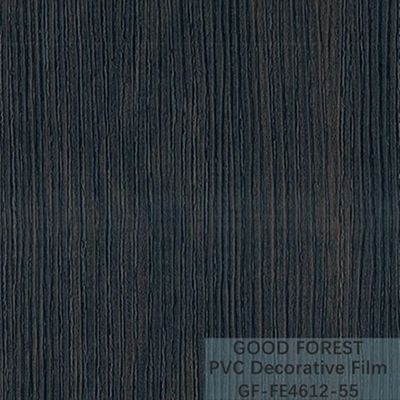 Decoratieve Zwarte pvc-Film 1260mm - 1330mm Breedte Houten Korrel