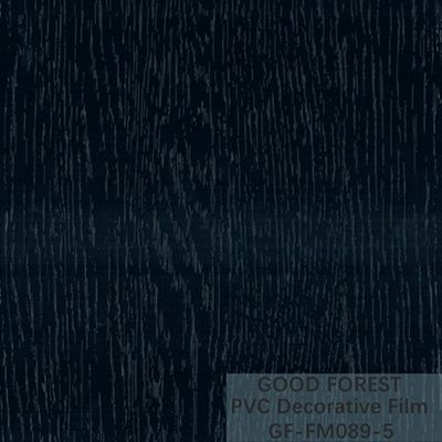 Decoratieve Zwarte pvc-Film 1260mm - 1330mm Breedte Houten Korrel