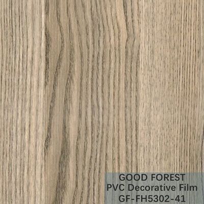 De Decoratieve Film van verkeerspvc 0,25 - 0.60mm Dikte Houten Korrel