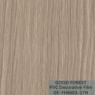 De Decoratieve Film van verkeerspvc 0,25 - 0.60mm Dikte Houten Korrel