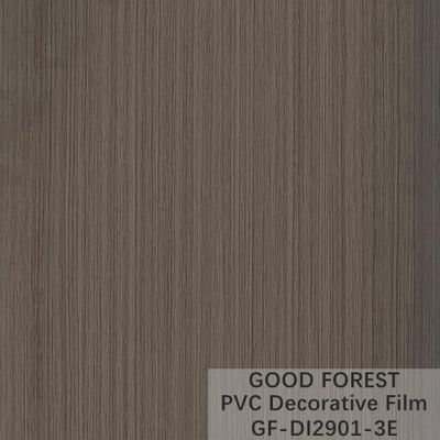 De Decoratieve Film van verdelingspvc 0.25mm - 0.60mm Dikte Donker Grey Color