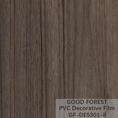 De Decoratieve Film van verdelingspvc 0.25mm - 0.60mm Dikte Donker Grey Color