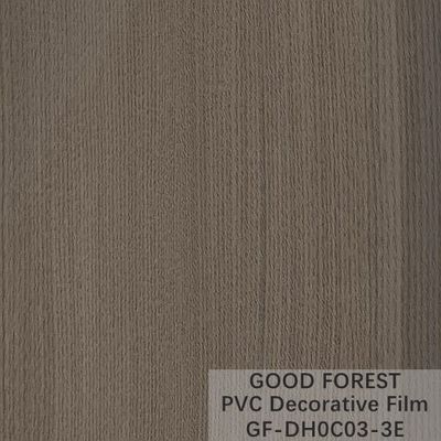 De Decoratieve Film van verdelingspvc 0.25mm - 0.60mm Dikte Donker Grey Color