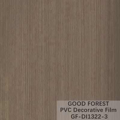 De Decoratieve Film van verdelingspvc 0.25mm - 0.60mm Dikte Donker Grey Color