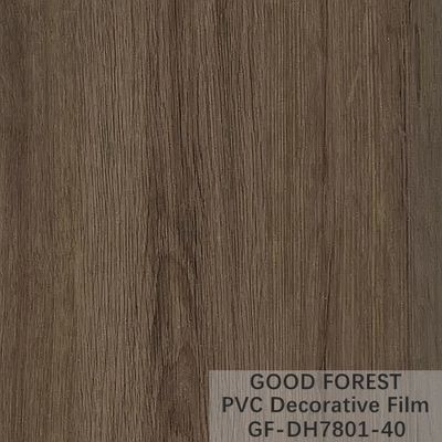 De Decoratieve Film van verdelingspvc 0.25mm - 0.60mm Dikte Donker Grey Color