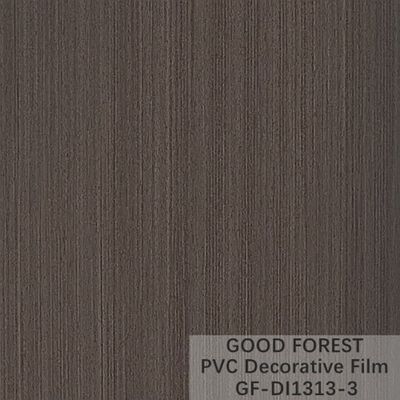De Decoratieve Film van verdelingspvc 0.25mm - 0.60mm Dikte Donker Grey Color