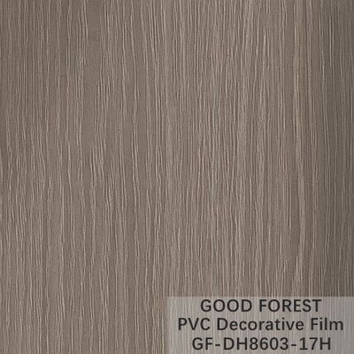 De Decoratieve Film van verdelingspvc 0.25mm - 0.60mm Dikte Donker Grey Color