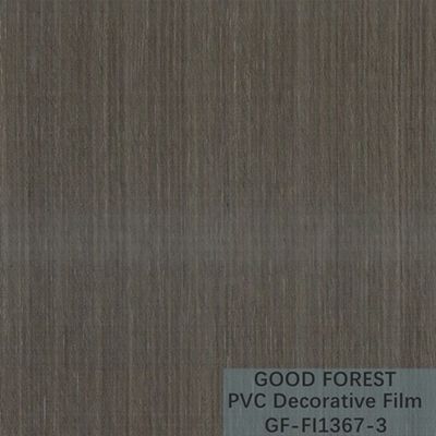 De Decoratieve Film van verdelingspvc 0.25mm - 0.60mm Dikte Donker Grey Color