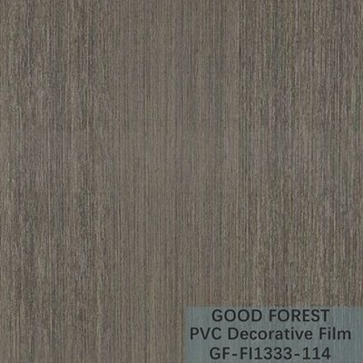 De Decoratieve Film van verdelingspvc 0.25mm - 0.60mm Dikte Donker Grey Color
