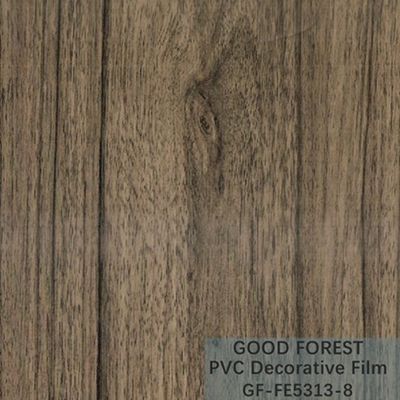 De Decoratieve Film van verdelingspvc 0.25mm - 0.60mm Dikte Donker Grey Color