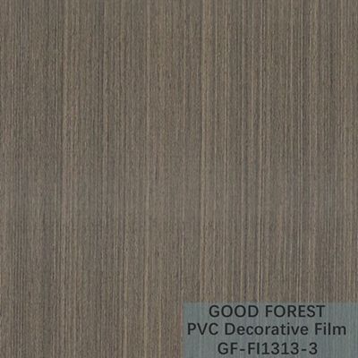 De Decoratieve Film van verdelingspvc 0.25mm - 0.60mm Dikte Donker Grey Color