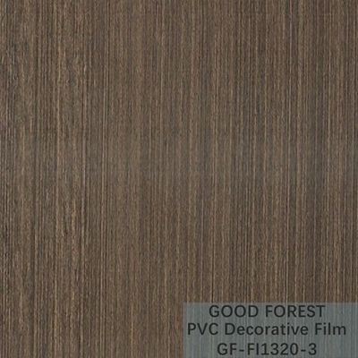 De Decoratieve Film van verdelingspvc 0.25mm - 0.60mm Dikte Donker Grey Color
