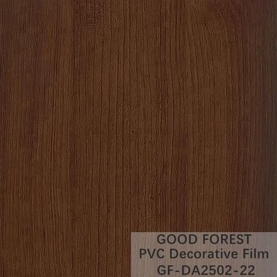 De Decoratieve Film die van garderobespvc Houten Korrel Lichtbruine Kleur verschroeien