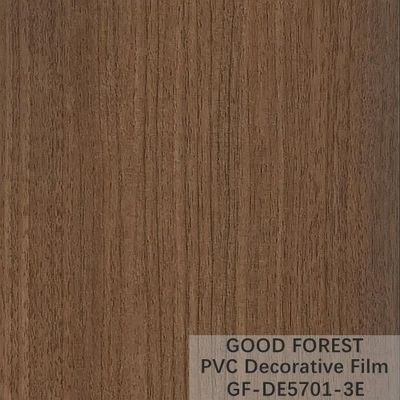 De Decoratieve Film die van garderobespvc Houten Korrel Lichtbruine Kleur verschroeien