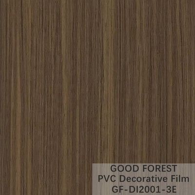 De Decoratieve Film die van garderobespvc Houten Korrel Lichtbruine Kleur verschroeien