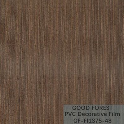 De Decoratieve Film die van garderobespvc Houten Korrel Lichtbruine Kleur verschroeien