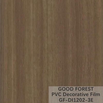 De Decoratieve Film die van garderobespvc Houten Korrel Lichtbruine Kleur verschroeien