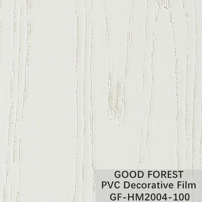 Decoratieve pvc-Houten de Korrel Zuivere Kleur 100 van de Blaarfilm Type