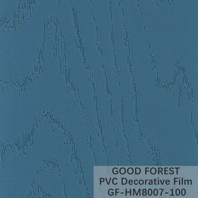 Decoratieve pvc-Houten de Korrel Zuivere Kleur 100 van de Blaarfilm Type