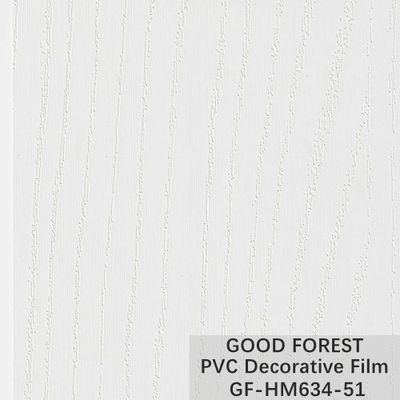 De Film Zuivere Kleur van pvc van de Edelhoutkorrel het Decoratieve Verschroeien