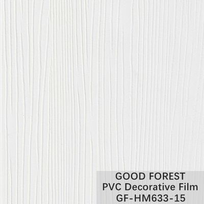 De Film Zuivere Kleur van pvc van de Edelhoutkorrel het Decoratieve Verschroeien